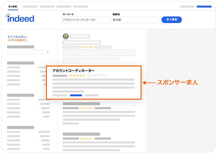 検索後ページ スポンサー求人 無料掲載求人